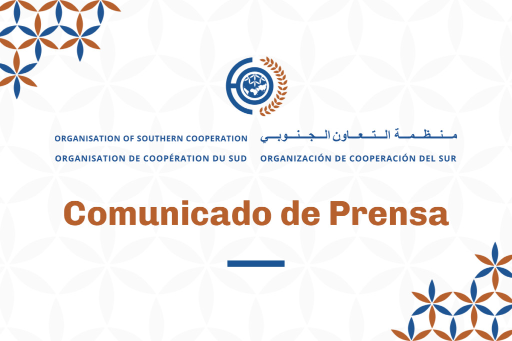 El Secretario General presenta su renuncia a la Organización de Cooperación del Sur