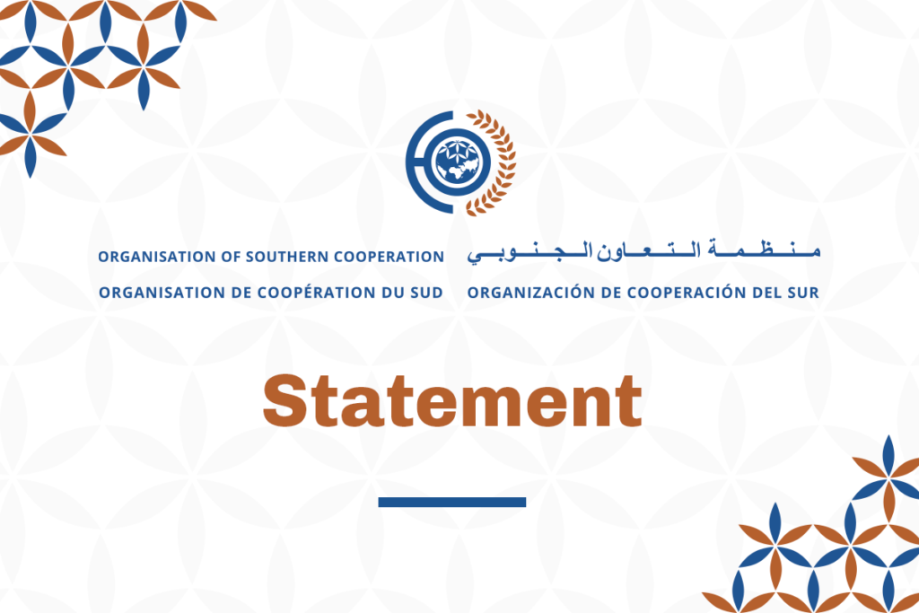Statement: 5th Session of the OSC’s Extraordinary General Assembly